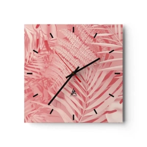 Wandklok - Klok - Roze concept - 30x30 cm
