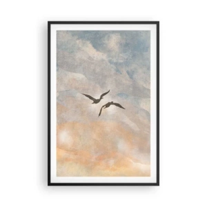 Poster in een zwarte lijst - Hemeldans - 61x91 cm