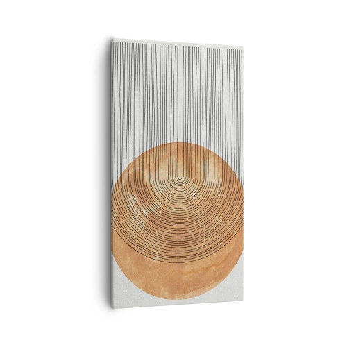 Schilderen op canvas - Zonnige compositie - 55x100 cm