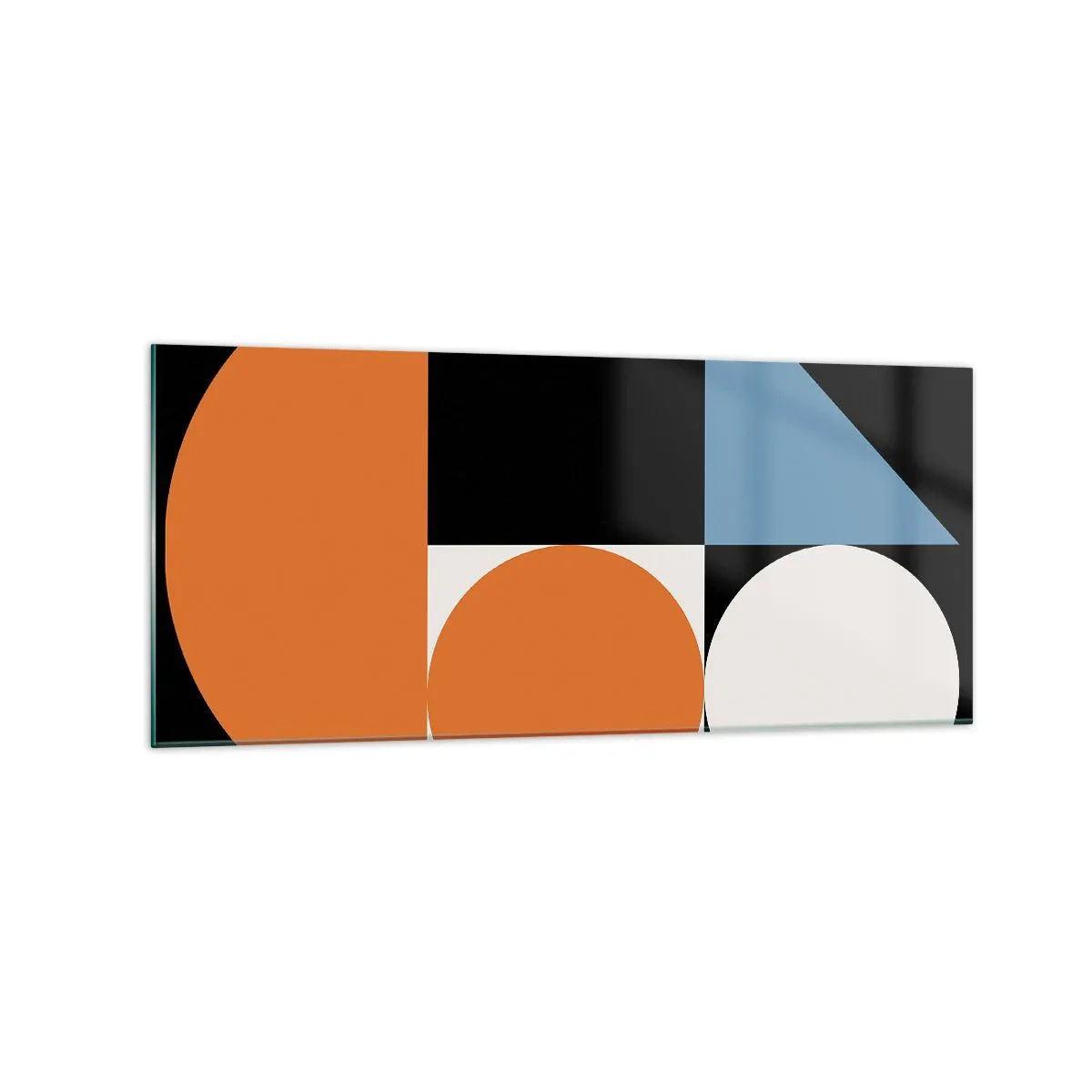 Schilderen op glas - Dacht lay-out - 120x50 cm
