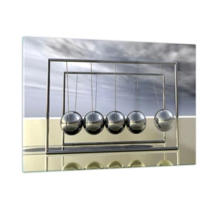 Schilderen op glas - De energie van de wereld - 120x80 cm