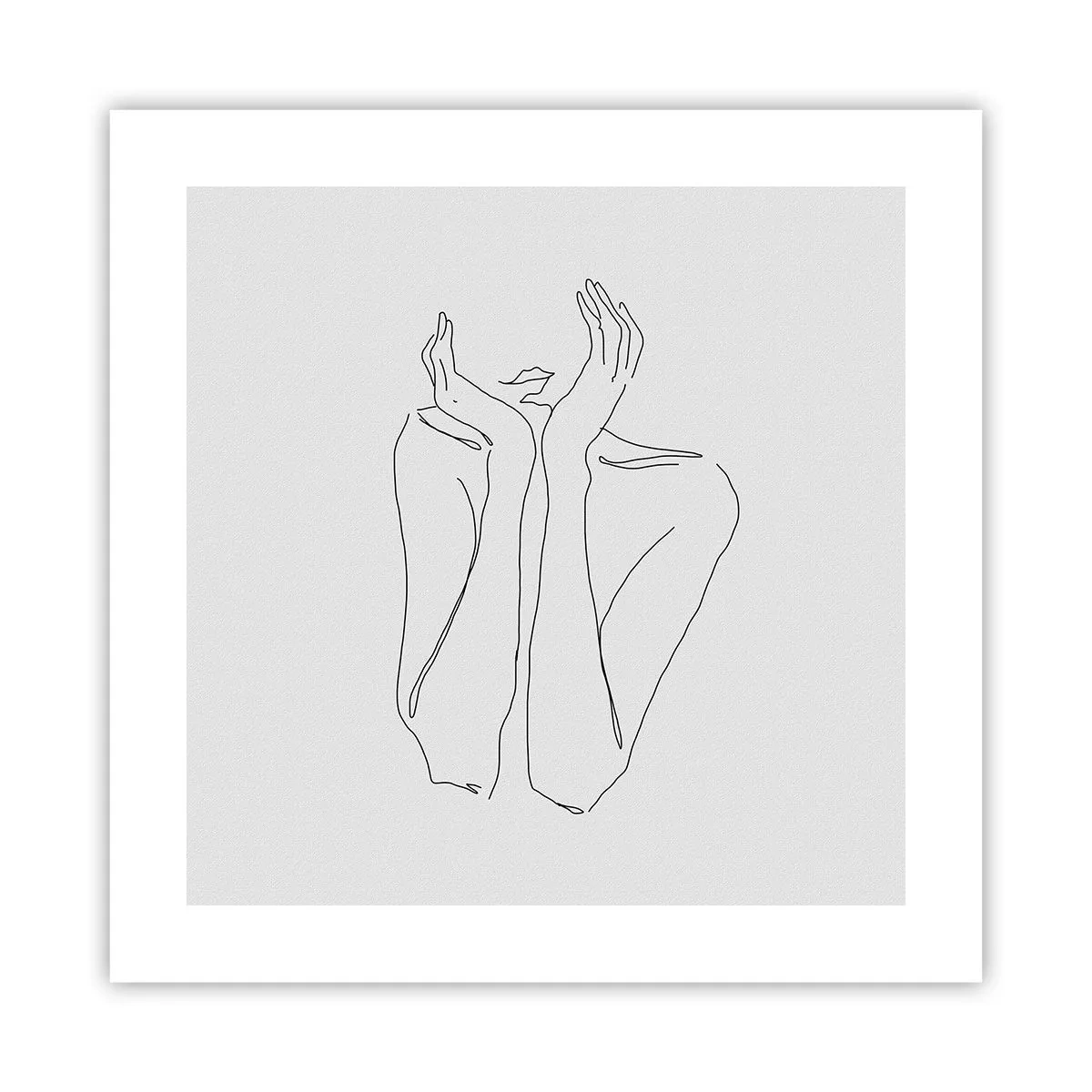 Poster - Waar meisjes van dromen - 40x40 cm