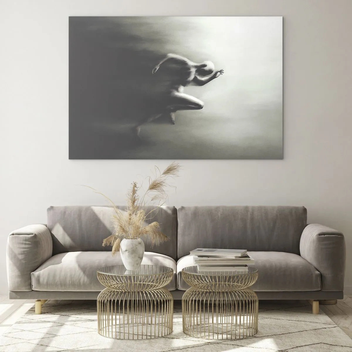 Schilderen op glas - Niet te stopen - 100x70 cm