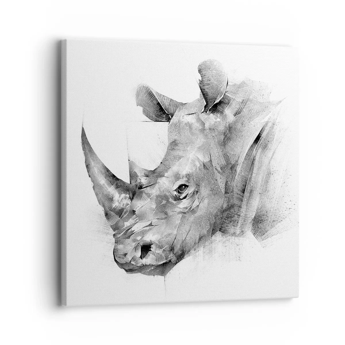 Schilderen op canvas - Afrikaans portret - 30x30 cm