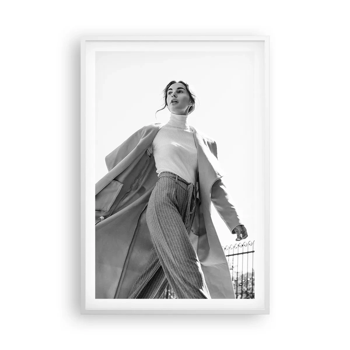 Poster in een witte lijst - Ga je mee? - 61x91 cm