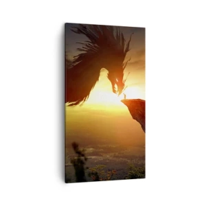 Schilderen op canvas - Drakendoder - 45x80 cm