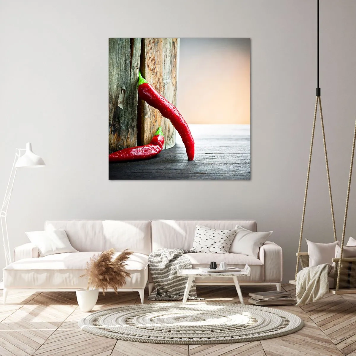 Schilderen op canvas - Red hot chili peppers - 70x70 cm