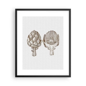 Poster in een zwarte lijst - Anatomieles - 40x50 cm