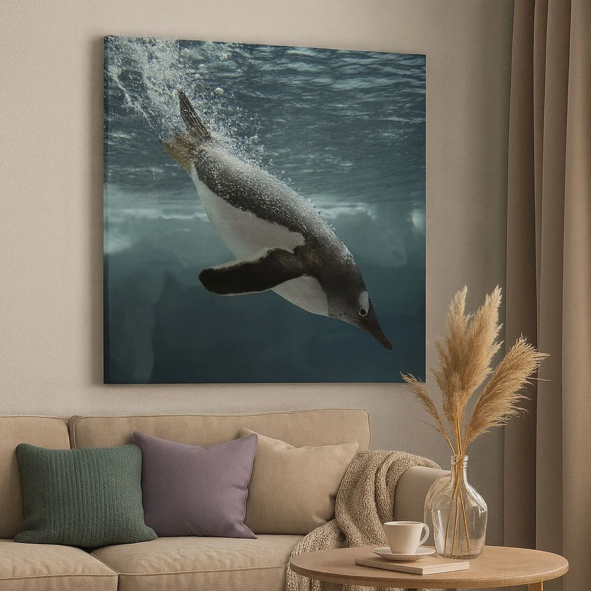 Schilderen op canvas - Welkom in mijn wereld - 30x30 cm