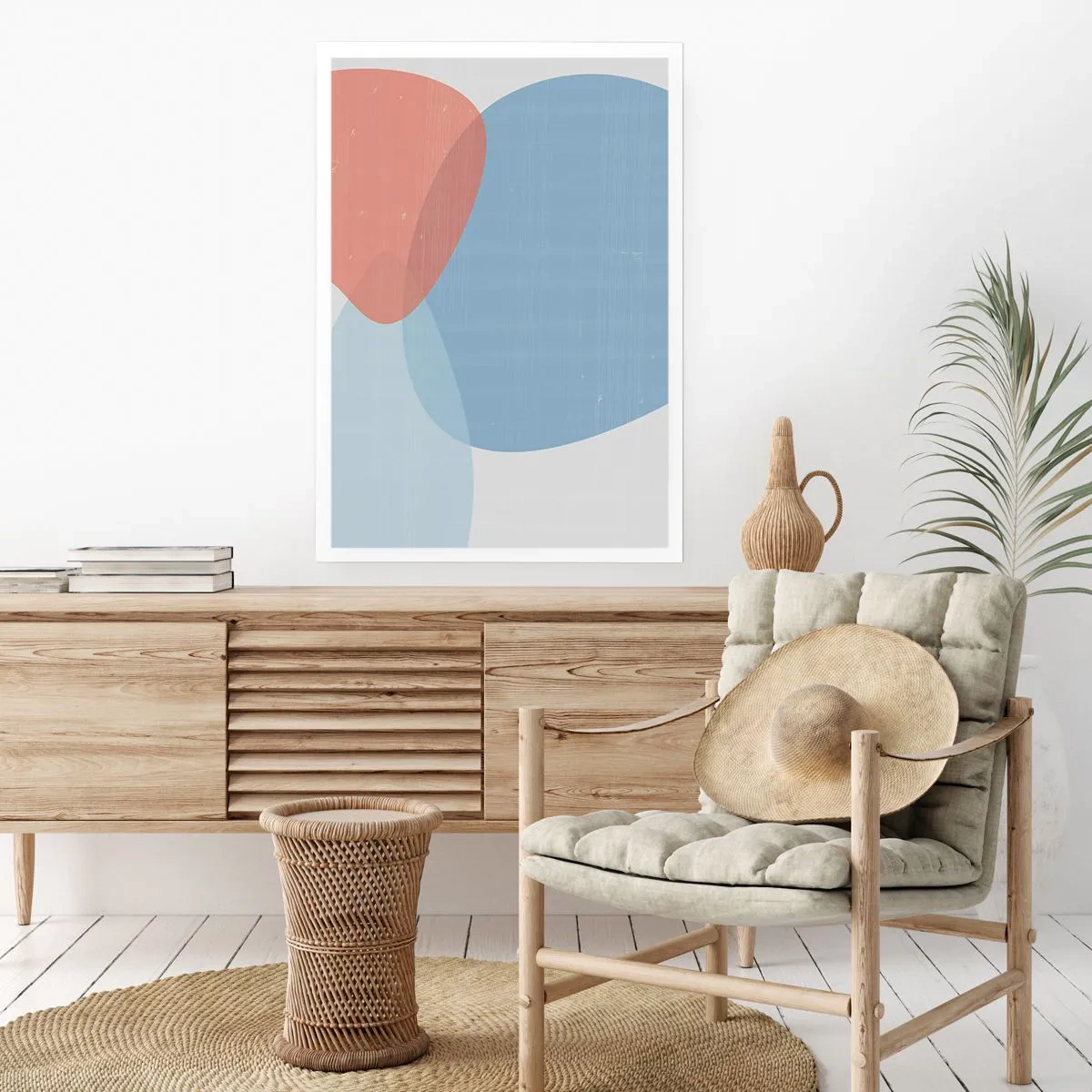 Poster - Pastelkleurige relaties - 40x50 cm