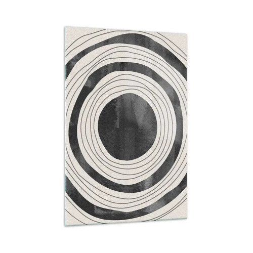Schilderen op glas - Precies op het punt - 70x100 cm