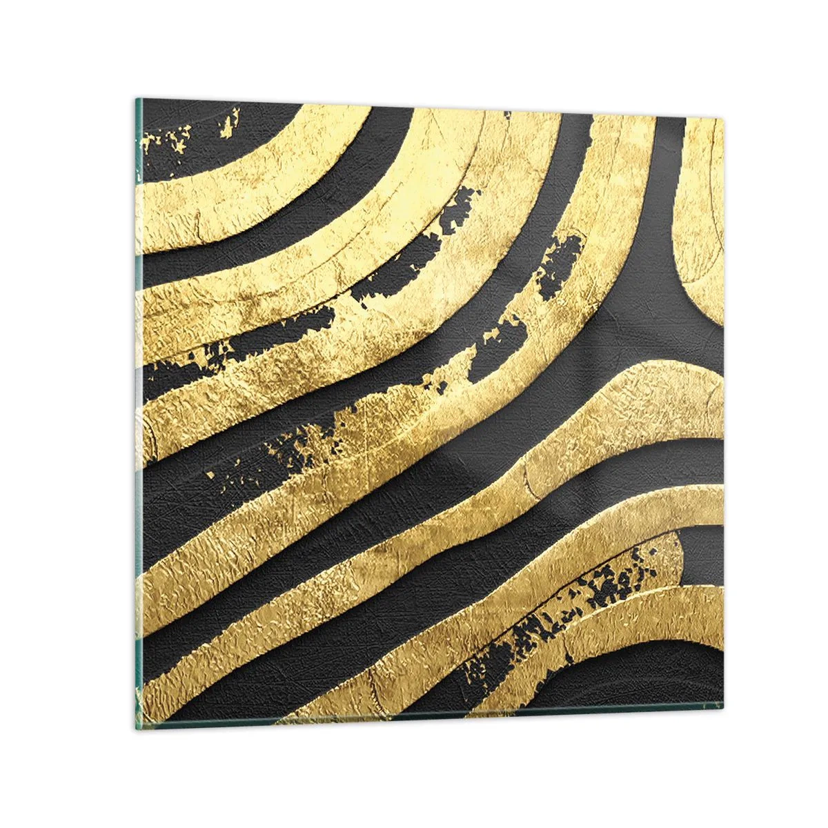 Schilderen op glas - Alles vloeit - 40x40 cm