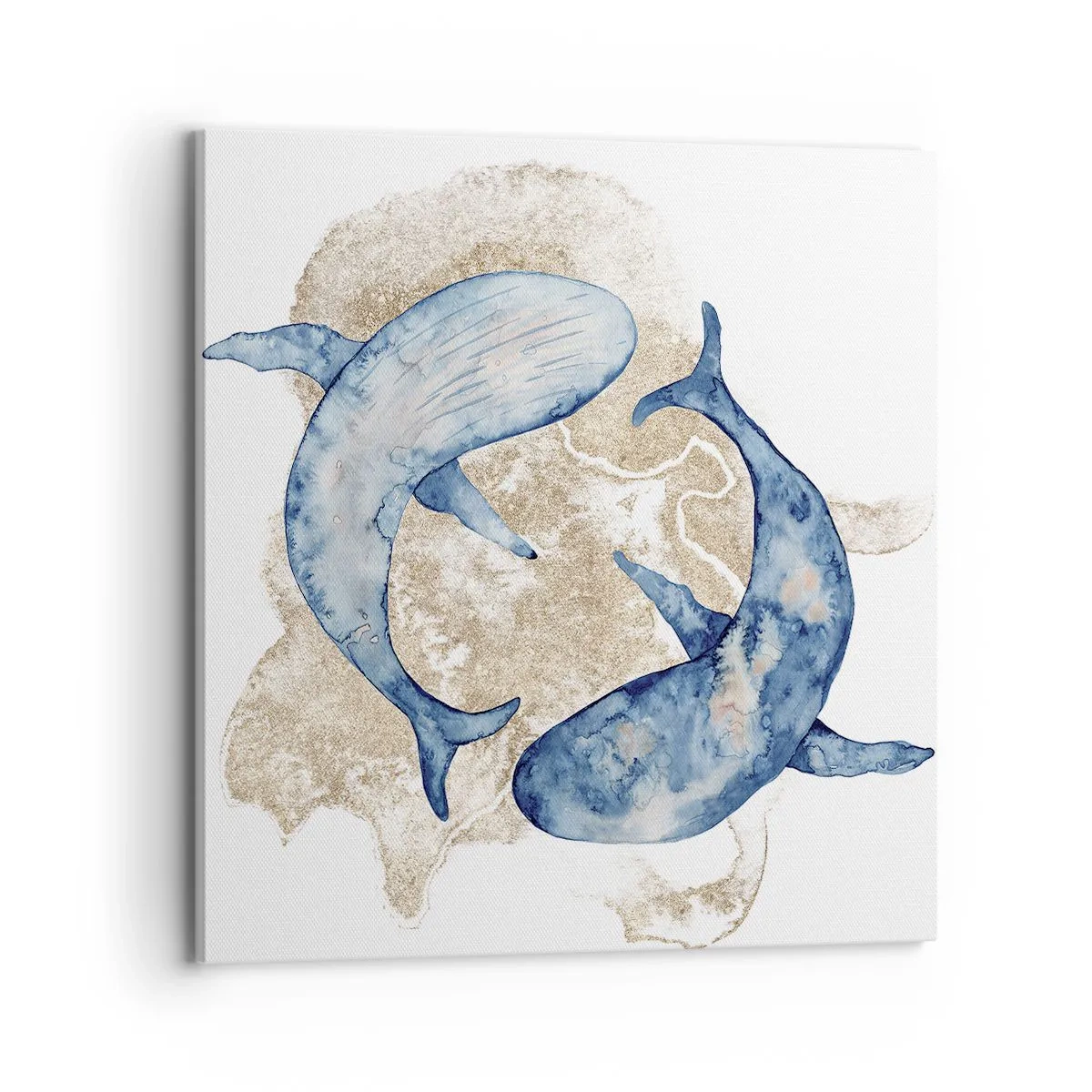 Schilderen op canvas - Vriendschap of liefde? - 70x70 cm