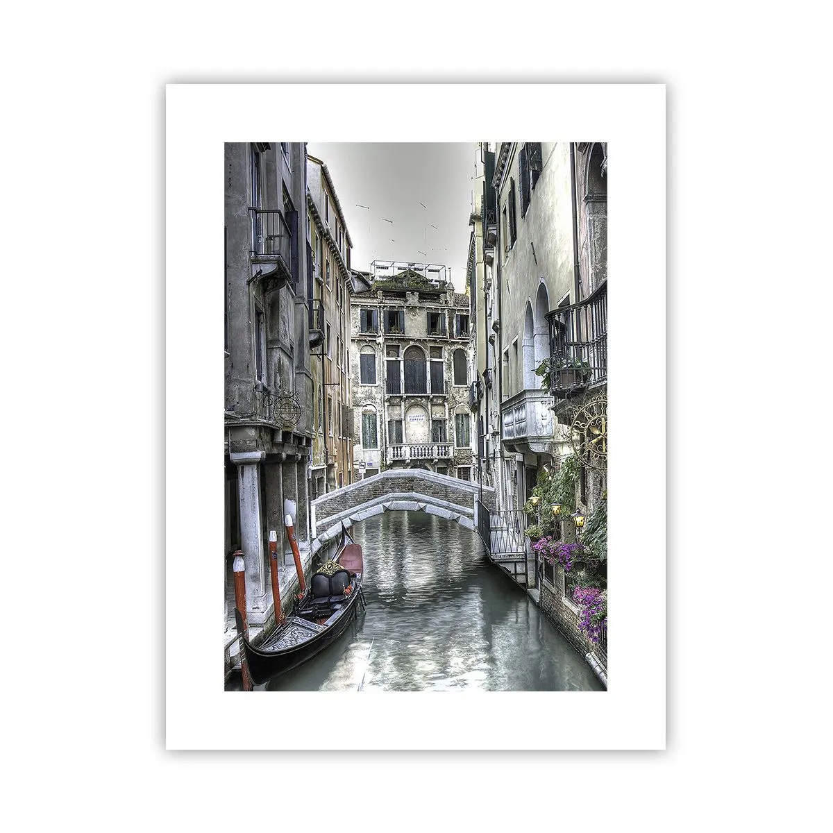 Poster - Eeuwenlang in stille reflectie - 30x40 cm