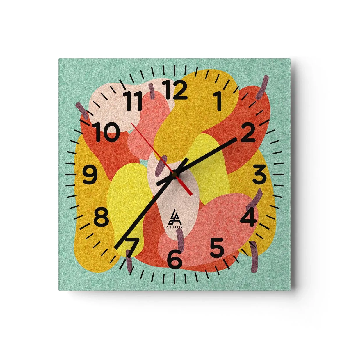 Wandklok - Klok - Probeer de zomerzon - 40x40 cm