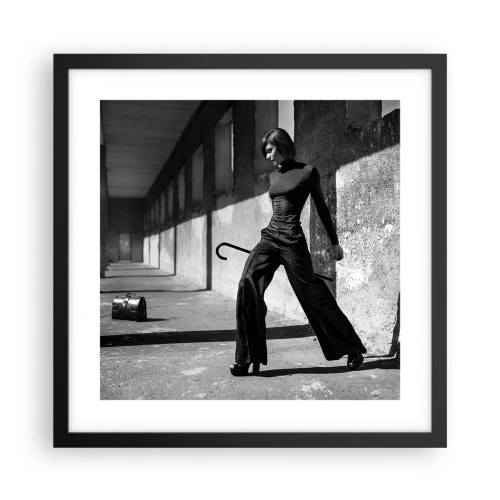 Poster in een zwarte lijst - Stedelijke elegantie - 40x40 cm
