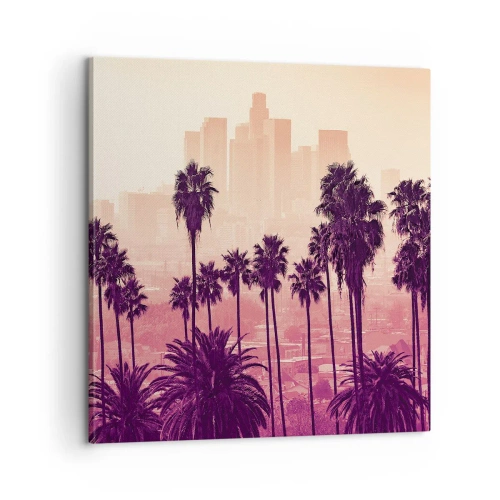 Schilderen op canvas - Californisch landschap - 60x60 cm