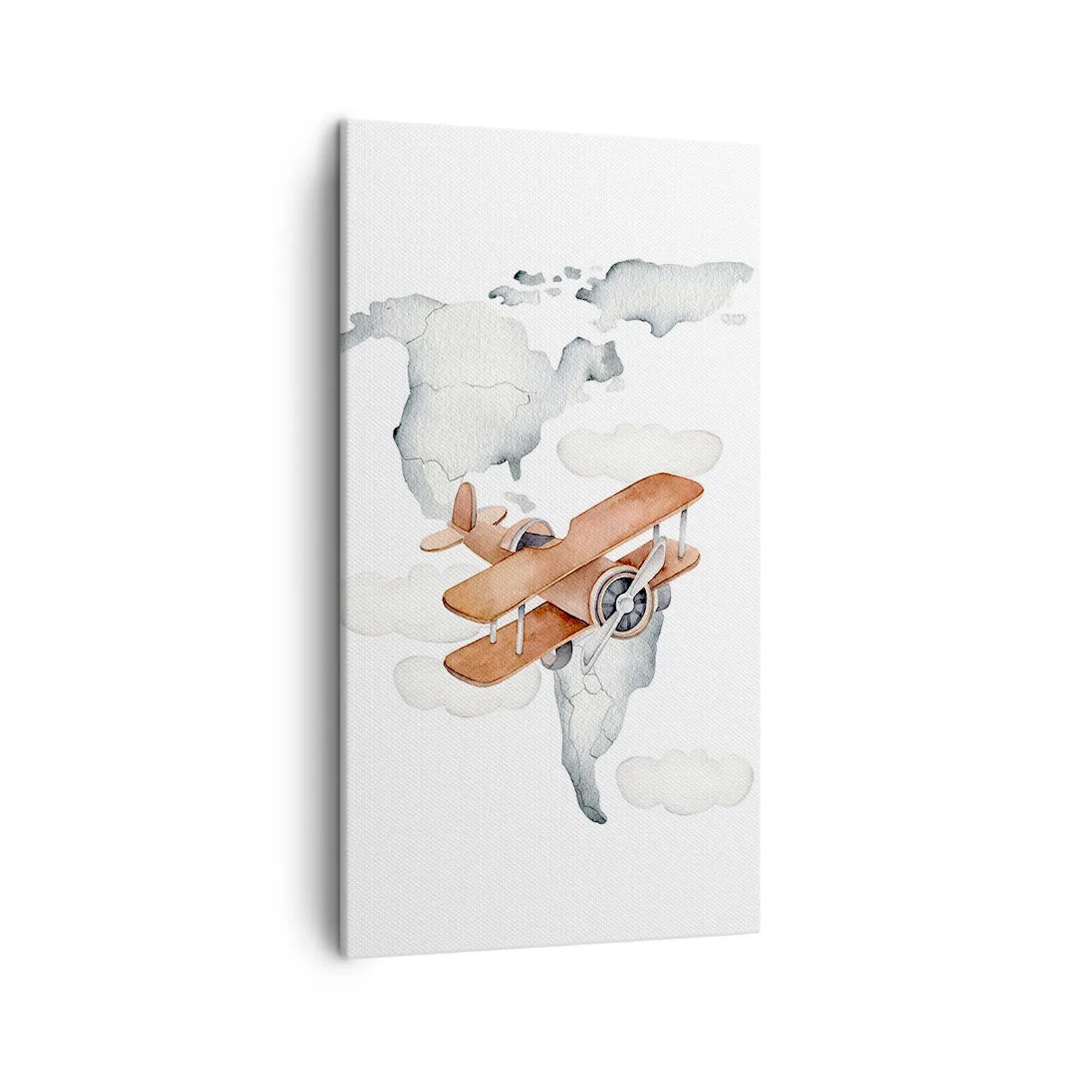 Schilderen op canvas - In een pioniersgeest - 45x80 cm