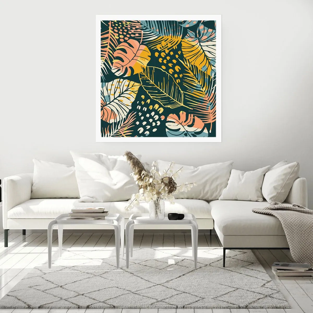 Poster - Lommerrijke fantasie - 40x40 cm