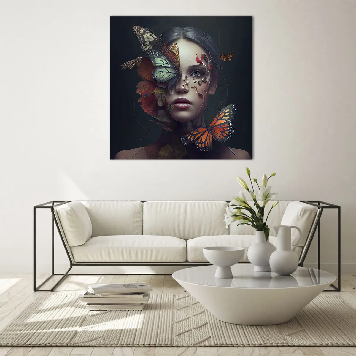 Schilderen op glas - Een prachtige metamorfose - 50x50 cm