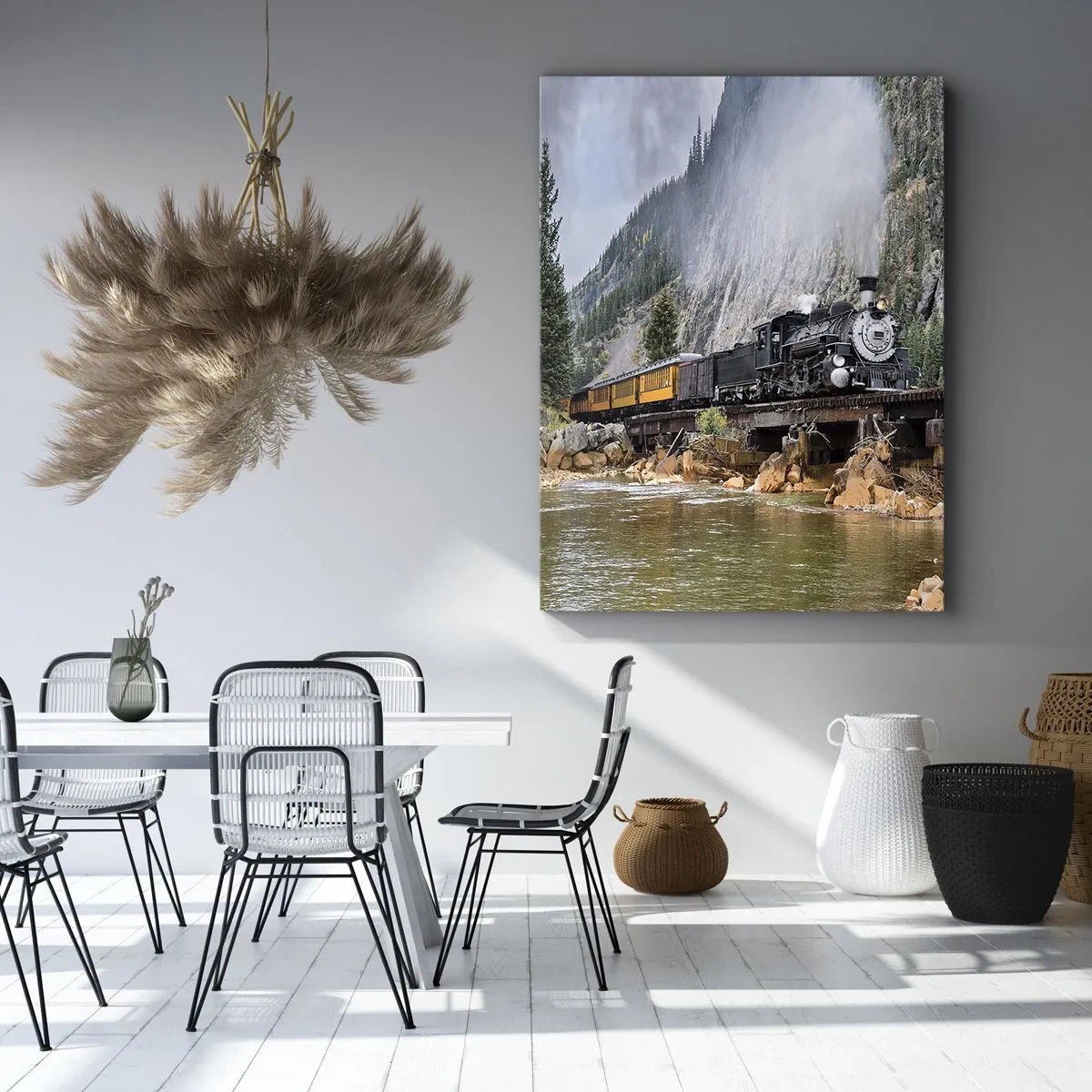 Schilderen op canvas - Waar wil je naar toe? Waar naar toe? - 65x120 cm