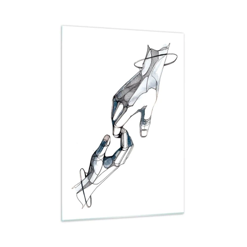 Schilderen op glas - Een goed gebaar - 50x70 cm