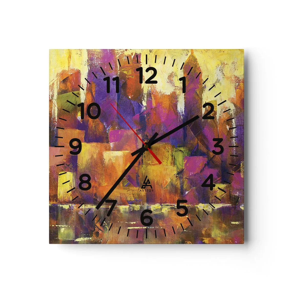 Wandklok - Klok - Metropolitan compositie - 30x30 cm