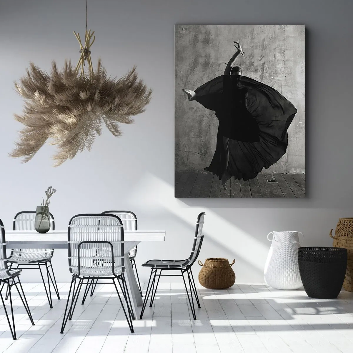 Schilderen op canvas - Gepassioneerde riem - 50x70 cm