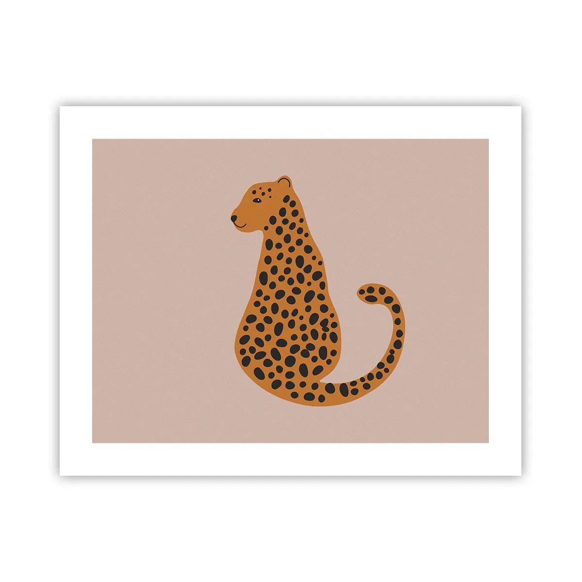 Poster - Luipaardprint is een modieus print - 50x40 cm