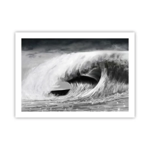 Poster - De woede van de oceaan - 70x50 cm