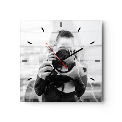 Wandklok - Klok - Maker en materiaal - 30x30 cm