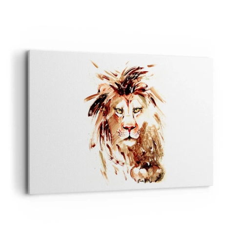 Schilderen op canvas - Kracht en waardigheid - 120x80 cm