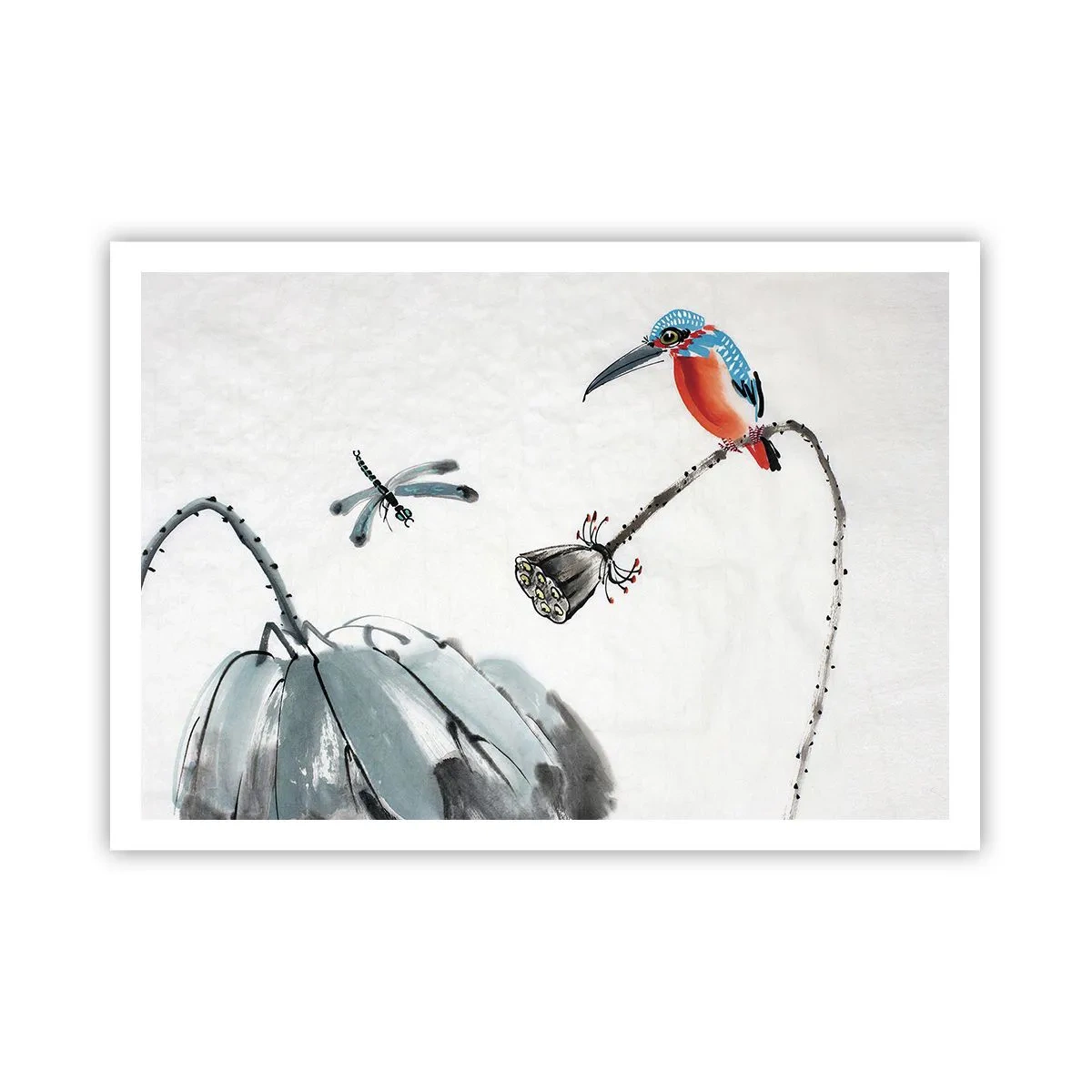 Poster - Het leven van de weide - 100x70 cm