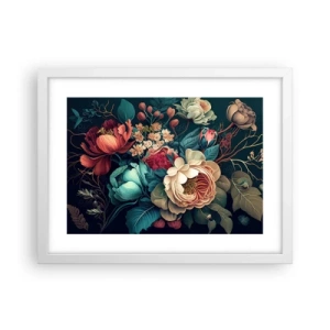 Poster in een witte lijst - 19e-eeuwse charme - 40x30 cm