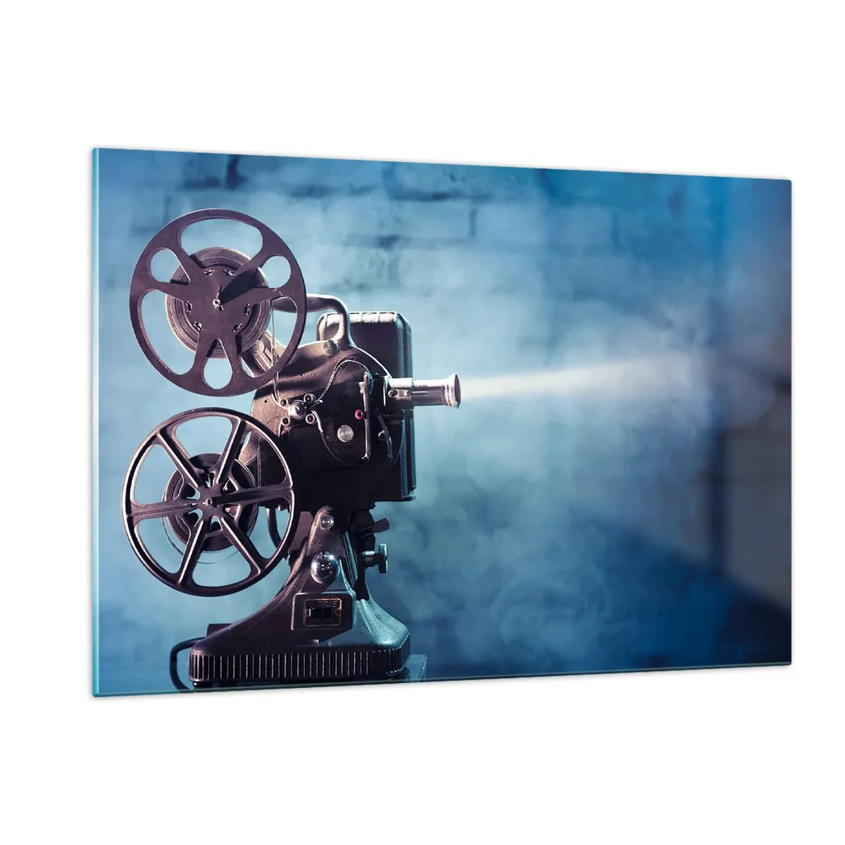 Schilderen op glas - In de oude bioscoop - 120x80 cm