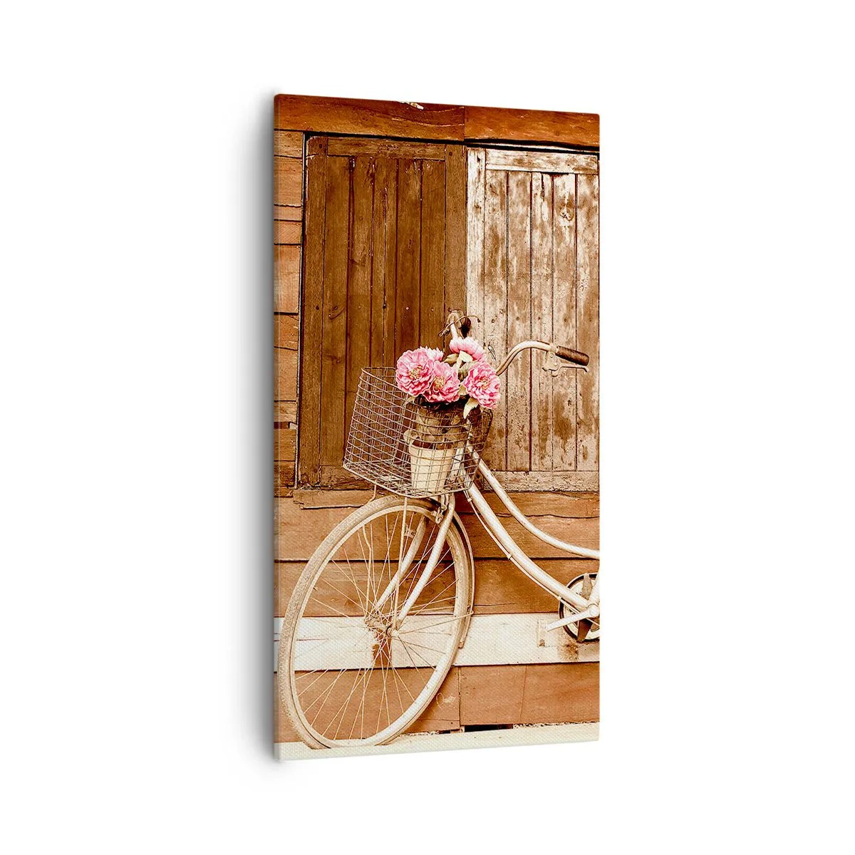 Schilderen op canvas - Ben zo terug - 55x100 cm