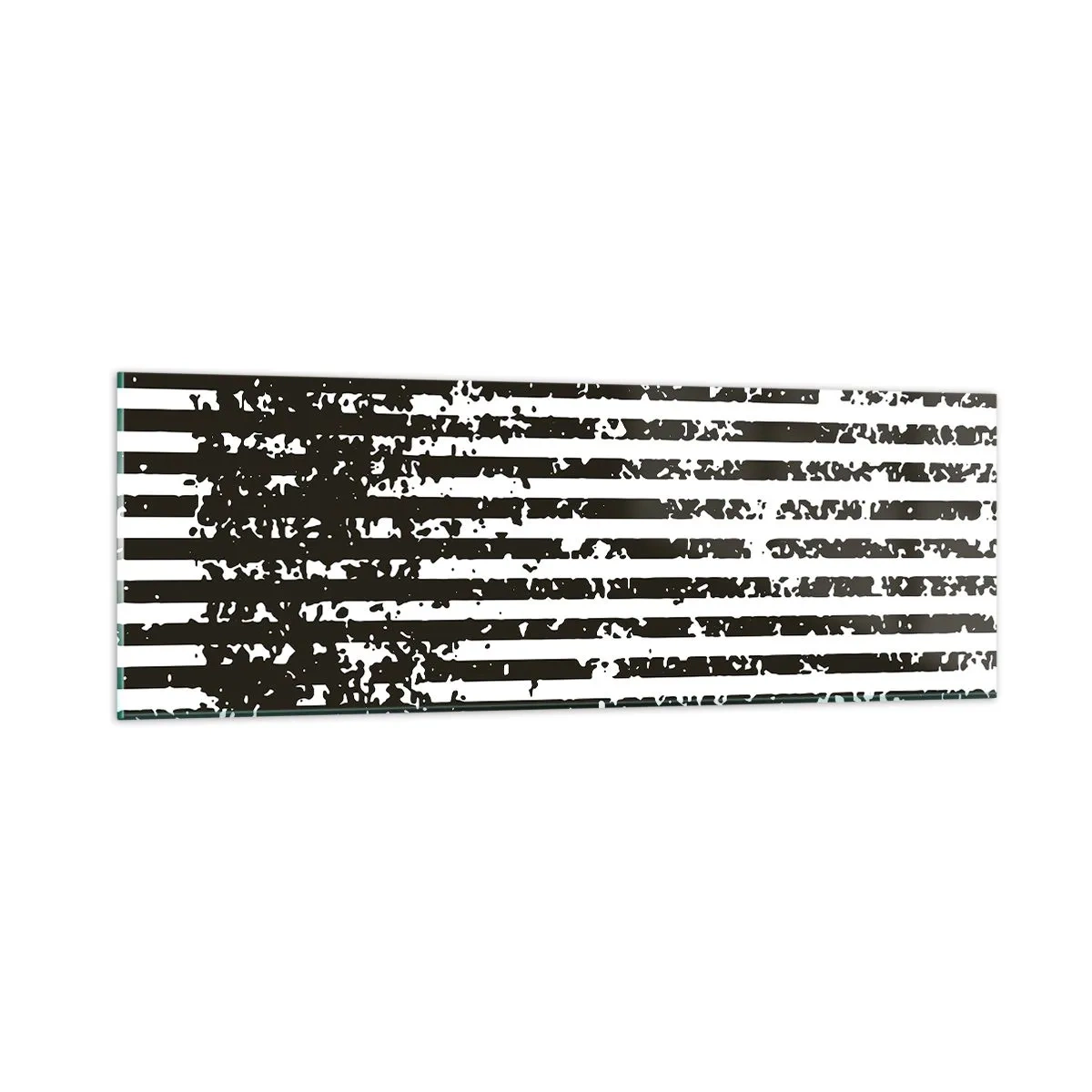 Schilderen op glas - Ritme en ruis - 90x30 cm