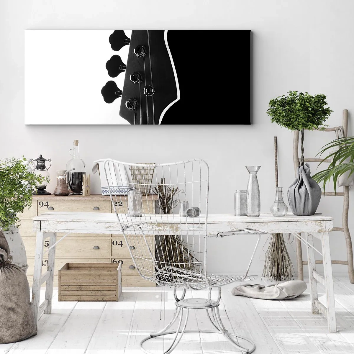 Schilderen op canvas - Rock stilte - 120x50 cm