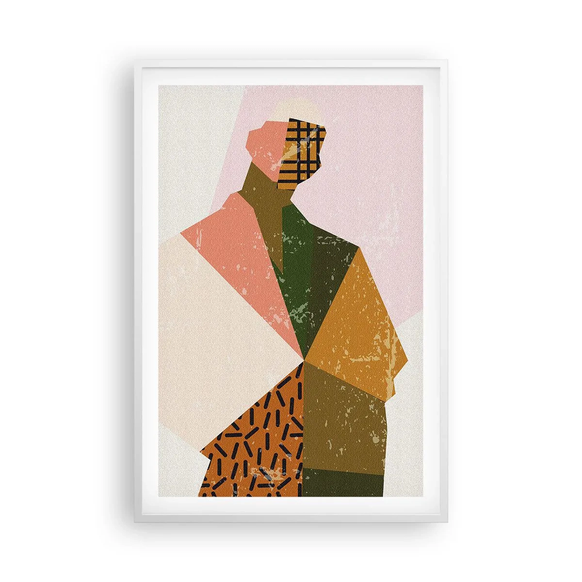 Poster in een witte lijst - De mens – een ingewikkeld wezen - 61x91 cm