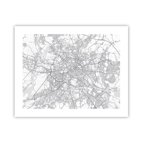 Poster - Berlijnse bloem - 50x40 cm
