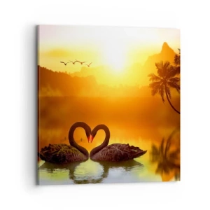 Schilderen op canvas - Alles gaat samen - 70x70 cm