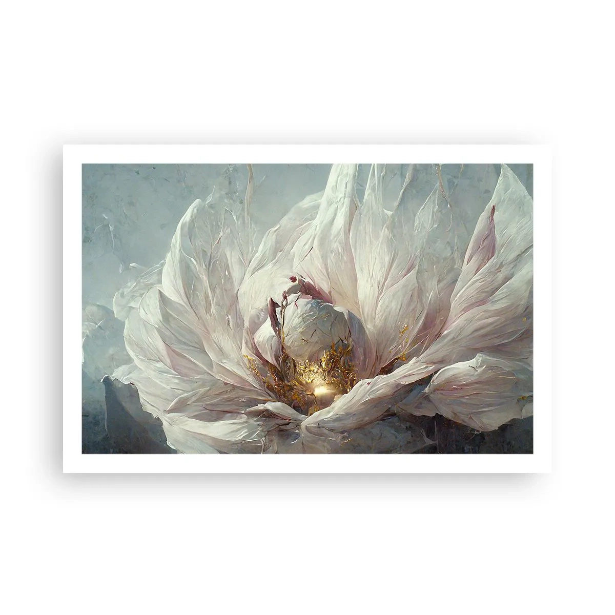 Poster - Hij bloeit eens in de honderd jaar - 91x61 cm