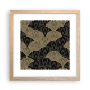 Een poster in een licht eiken lijst - Eenheid in veelheid - 30x30 cm