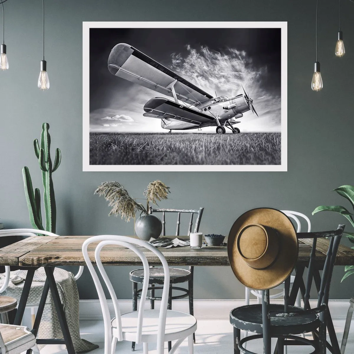 Poster - De gevleugelde zwerver - 100x70 cm