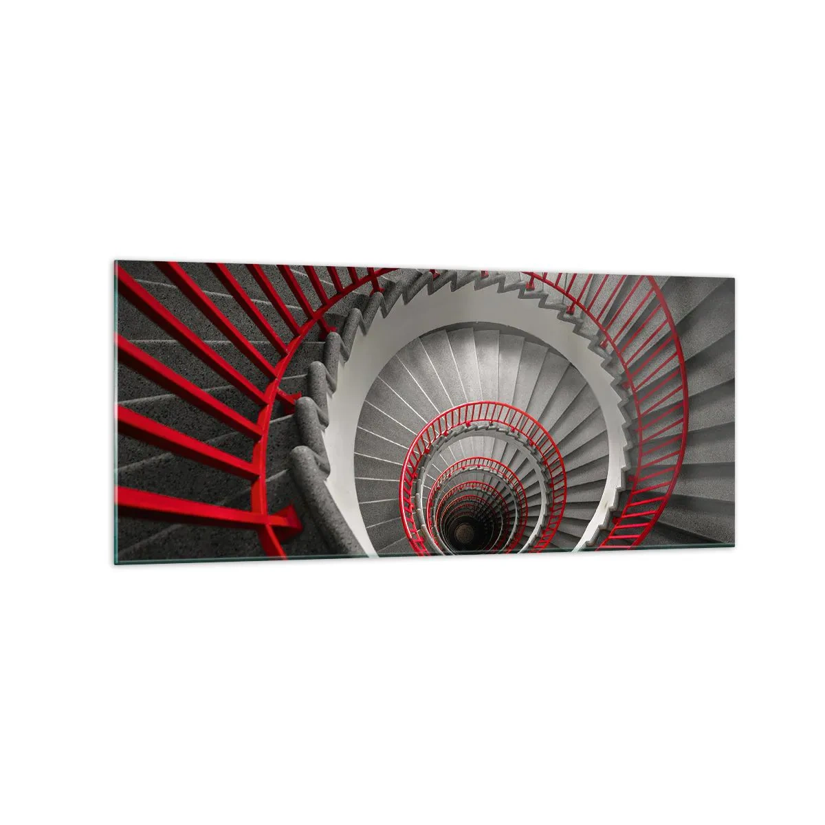 Schilderen op glas - Architectuur plezier - 120x50 cm