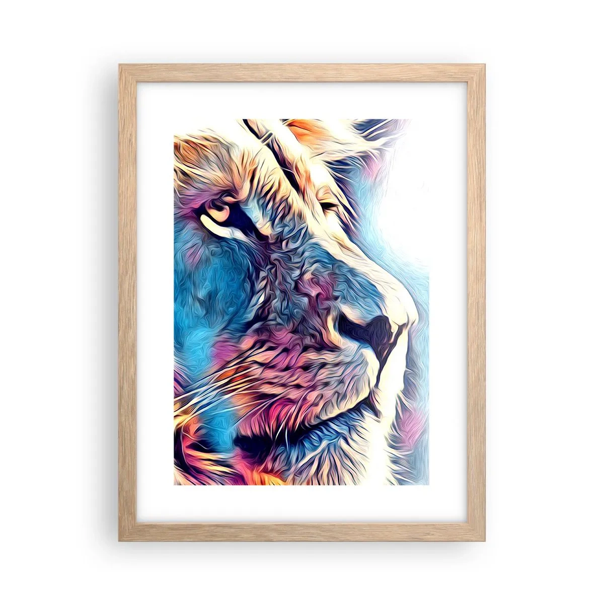 Een poster in een licht eiken lijst - De wijsheid van de natuur - 30x40 cm