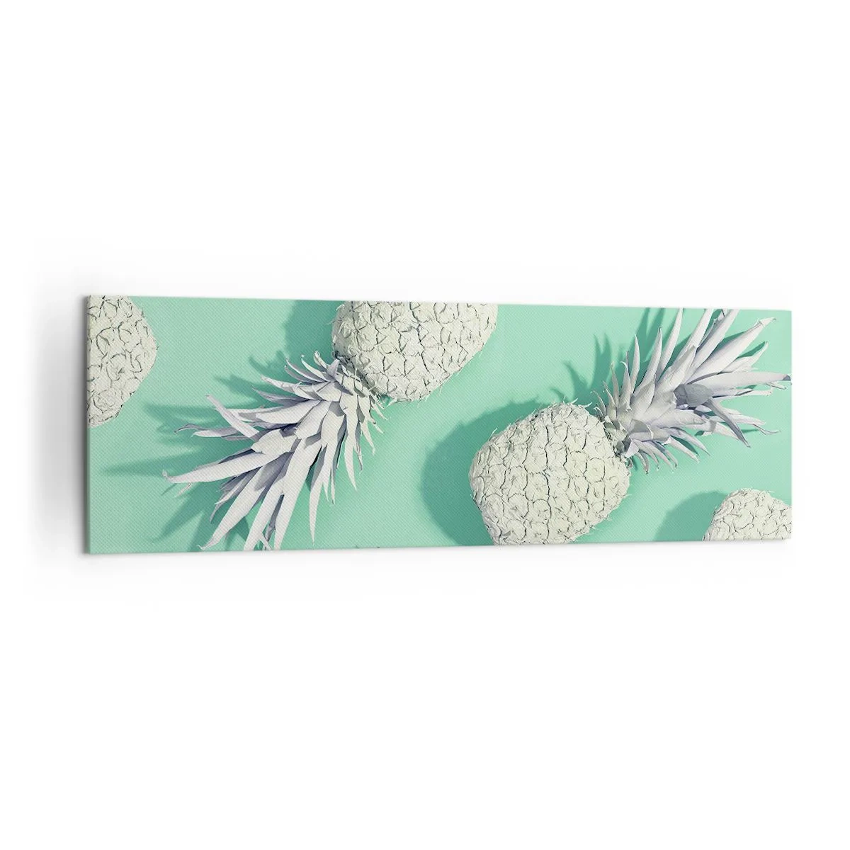 Schilderen op canvas - Het gaat goed met munt - 160x50 cm