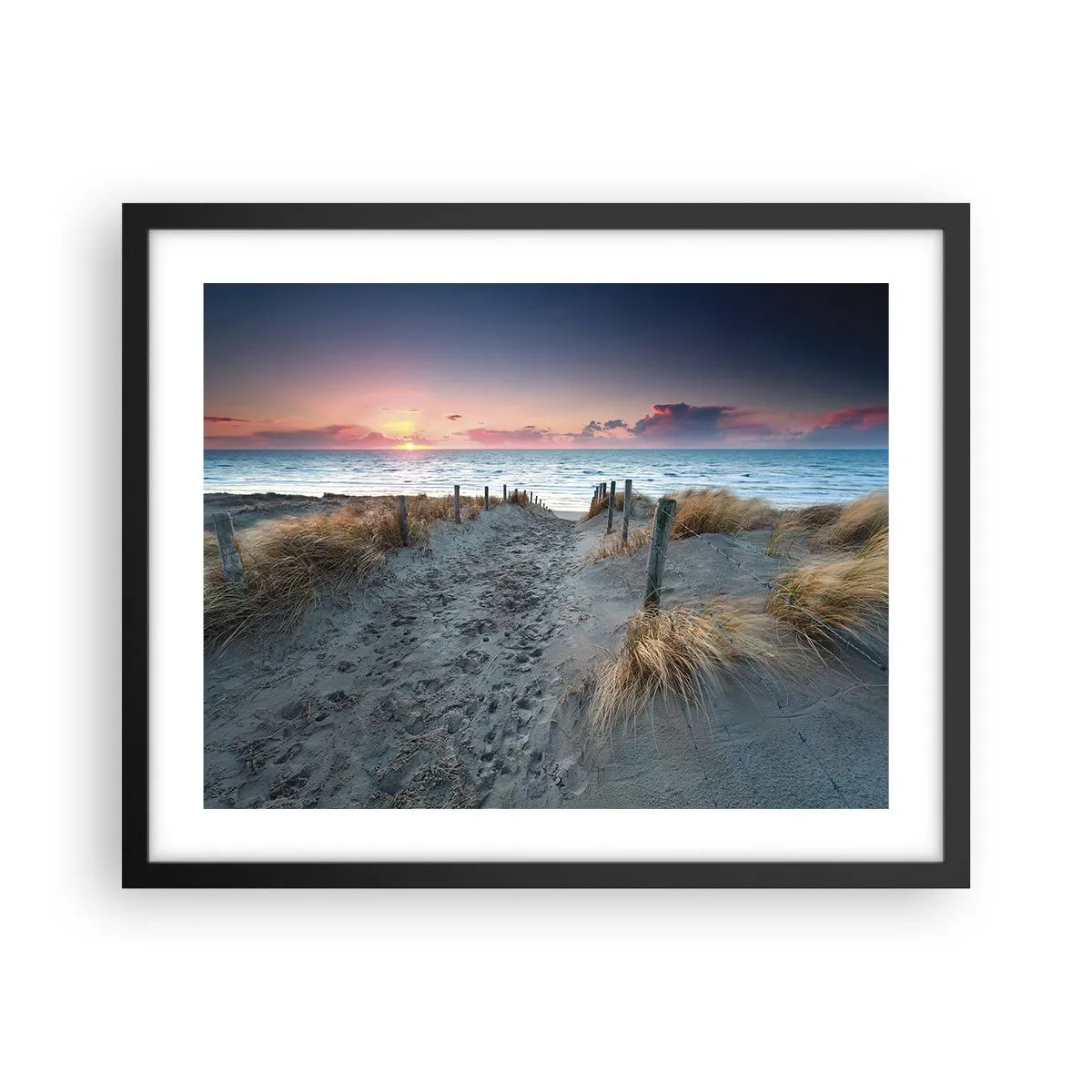 Poster in een zwarte lijst - Je liet een regenboog van licht stralend... - 50x40 cm