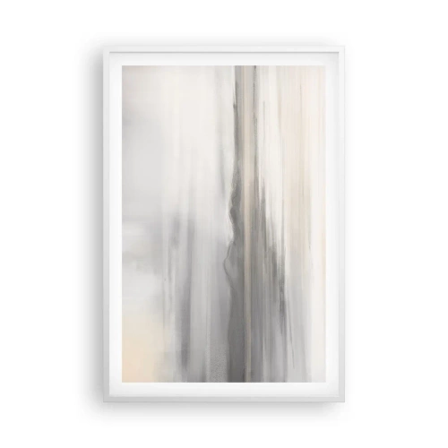 Poster in een witte lijst - Afstand in reflectie - 61x91 cm