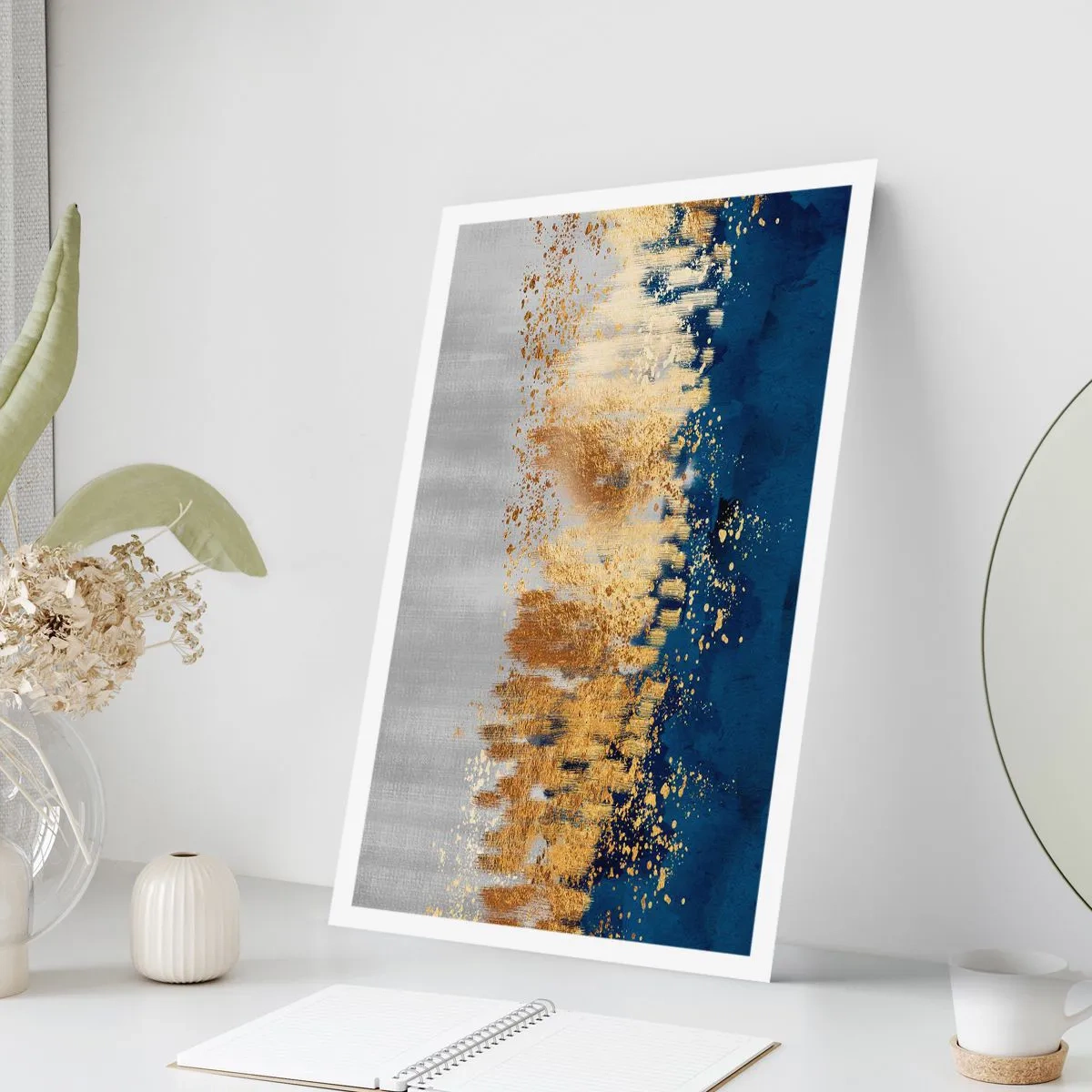 Poster - Een moderne compositie met sprankeling - 50x70 cm